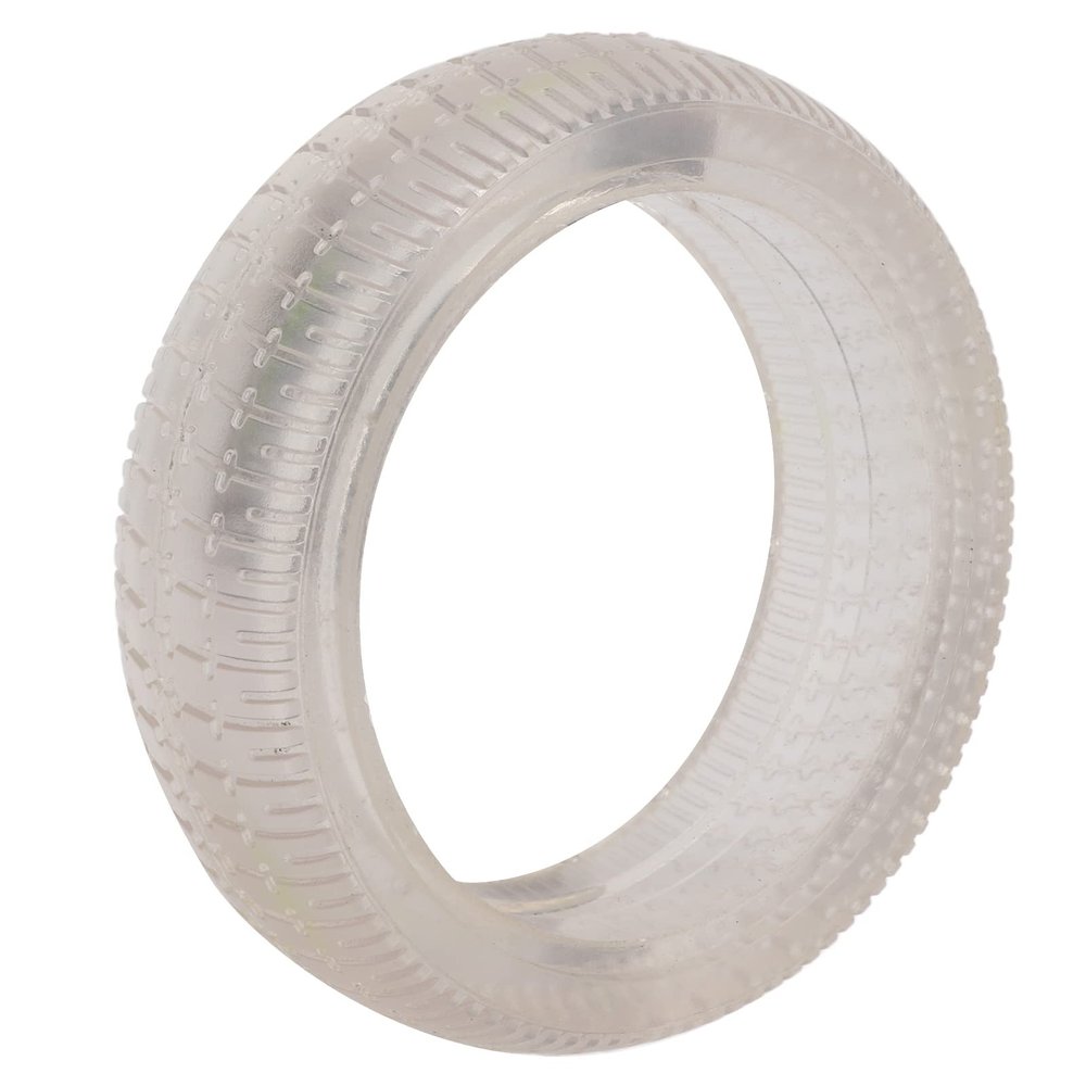 6.5-Inch Solid Rubber Replacement Tires, Anti-Skid Wheels Compatible with Balance Hoverboard Electric Scooter, Easy Installation