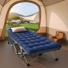 ABORON Camping Cot for Adult 28" Extra Wide, 2PK Heavy-Duty 1200D Oxford Cot for Sleeping, Portable Folding Camp Bed with Mat & Carry Bag view 4