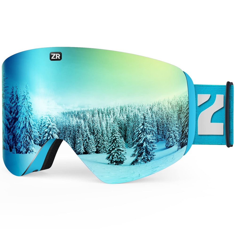 ZIONOR X11 Ski Goggles Magnetic Cylindrical Snowboard Snow Goggles for Men Women