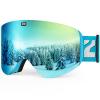 ZIONOR X11 Ski Goggles Magnetic Cylindrical Snowboard Snow Goggles for Men Women view 1