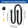 Kesywale Bow Hanger Wall Mount Adjustable Bows Holder Storage Wall Rack to Display Your Bow, Pack of 4 (4) view 2