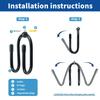 Kesywale Bow Hanger Wall Mount Adjustable Bows Holder Storage Wall Rack to Display Your Bow, Pack of 4 (4) view 3