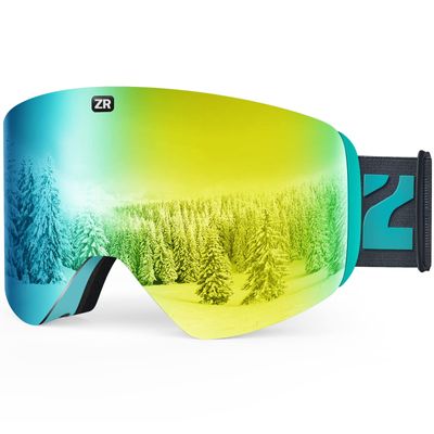 ZIONOR X11 Ski Goggles Magnetic Cylindrical Snowboard Snow Goggles for Men Women