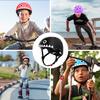 Glaf Toddler Helmet 2-4 Years Kids Bike Helmets for 2-8 Years Old Baby Girls Boys Multi-Sport Helmet Adjustable Skateboard Bicycle Helmet Lightweight 3 Sizes for Toddler to Youth (Black White, Small) view 3