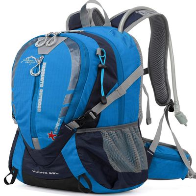 INOXTO Small Hiking Backpack with 2L Water Bladder and Rain Cover, 25L Hydration Daypack for Travel, Cycling, Camping, Outdoor