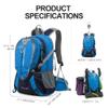 INOXTO Small Hiking Backpack with 2L Water Bladder and Rain Cover, 25L Hydration Daypack for Travel, Cycling, Camping, Outdoor view 2