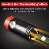 zlangsports Tracer Unit Lighter Glow in Dark for 14mm CCW/10mm CW Thread M14 CCW Thread to M11 CW Thread (RED) view 3