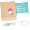 Wakauto 2pcs Acrylic Display Holder for Softball and Baseball Wall-Mounted Storage Rack for Clutter Organization and Space-Saving Design Accessories view 2