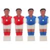 Table Soccer Player Replacement 4Pcs Foosball Table Men Replacement Table Soccer Player Foosball Replacement Parts (2pcs Red and 2pcs Blue) Rod Foosball Statue view 1
