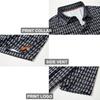Golf Shirts for Men Dry Fit Short Sleeve Print Performance Moisture Wicking Polo Shirt Black White Twister view 4