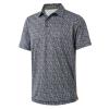 Golf Shirts for Men Dry Fit Short Sleeve Print Performance Moisture Wicking Polo Shirt Motley Stream2 view 1