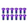 Disc Brake Rotor Bolts, 12 Pcs Aluminium Alloy Disc Brake Rotor Bolts Disc Brake Rotor Bolts Screws for () view 1