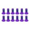 Disc Brake Rotor Bolts, 12 Pcs Aluminium Alloy Disc Brake Rotor Bolts Disc Brake Rotor Bolts Screws for () view 2