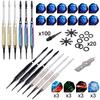 WIN.MAX Darts Plastic Tip - Soft Tip Darts Set - 12 Pcs 18 Gram with 100 Extra Dart Tips 12 Flights Flight Protectors and Wrench for Electronic Dart Board view 2