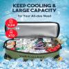Yakhacker Kayak Cooler Bag, Waterproof Seat Back Cooler with Lawn-Chair Style Seats, Kayak Accessories Portable Ice Chest Cooler for Kayaking, Travel, Lunch, Beaches & Trips (Green) view 2