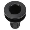 Boat Thru Hull Connector, 11/2in Thru Hull Fitting Straight ABS Hose Connector Accessory for Boats Marines(Black) Boat/Yacht Spare Parts view 2