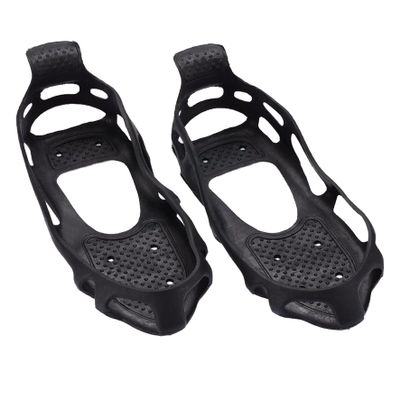 Strong Camel Walk Traction Ice Snow Cleats for Shoes Boots Men Women Outdoor Walk Snow Grippers Spikes Winter Anti Slip Spike Shoes Fit to Shoes and Boots (S)