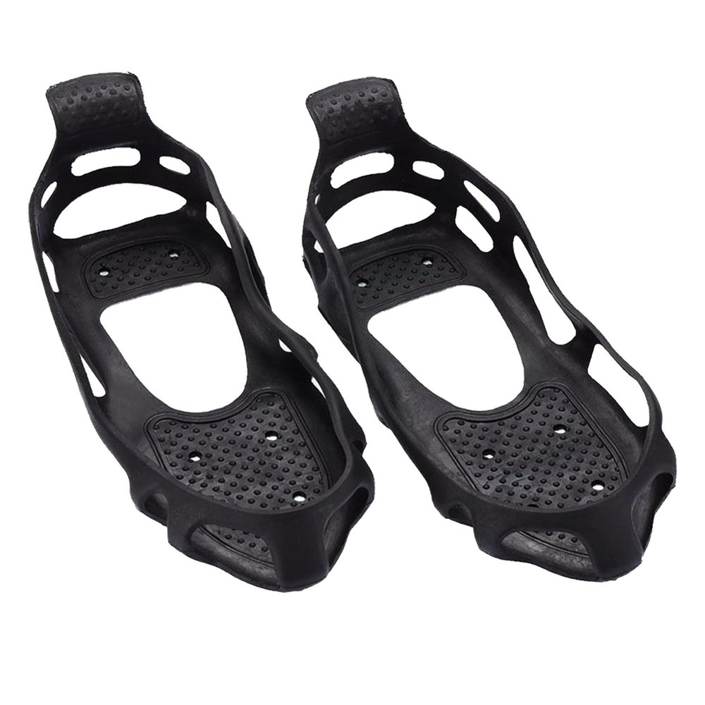 Strong Camel Walk Traction Ice Snow Cleats for Shoes Boots Men Women Outdoor Walk Snow Grippers Spikes Winter Anti Slip Spike Shoes Fit to Shoes and Boots (S)