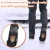 Strong Camel Walk Traction Ice Snow Cleats for Shoes Boots Men Women Outdoor Walk Snow Grippers Spikes Winter Anti Slip Spike Shoes Fit to Shoes and Boots (S) view 2