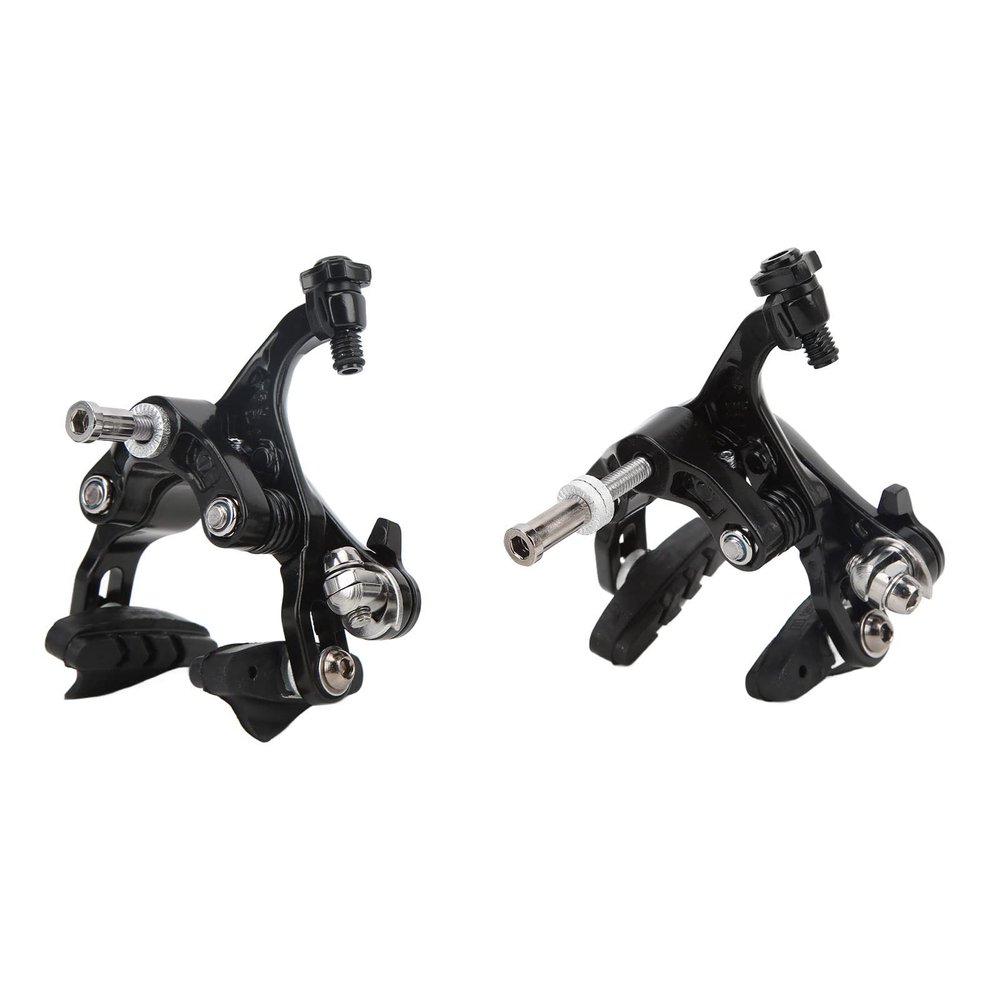 Alomejor C Brake Front Rear Set Road Calipers Aluminum Alloy Road C Brake Caliper Pull Brake Set Cycling Front Rear Rim Brake Clamp