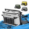 Yakhacker Kayak Cooler, Waterproof Seat Back Cooler with Lawn-Chair Style Seats, Kayak Accessories Bag, Portable Ice Chest Cooler for Kayaking, Travel, Lunch, Beaches &Trips (Silver) view 1