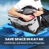 Yakhacker Kayak Cooler, Waterproof Seat Back Cooler with Lawn-Chair Style Seats, Kayak Accessories Bag, Portable Ice Chest Cooler for Kayaking, Travel, Lunch, Beaches &Trips (Silver) view 4