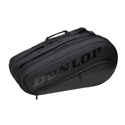 Dunlop Sports Team 8-Racket Thermo Tennis Racket Bag V22, Black/Black