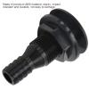 Drain Boats Fitting, Boat Through Hull Connector 3/4in ABS Plastic Hose Coupling Drain Outlet Thru Drain Connector(Black) Boat/Yacht Spare Parts view 4