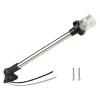 Besramtic Anchor Light Boat Bimini Light Stern Light Marine Navigation Lights USCG 3 NM All Round White LED Fold Down 10-24 Volt 16 Inches for Pontoon view 1