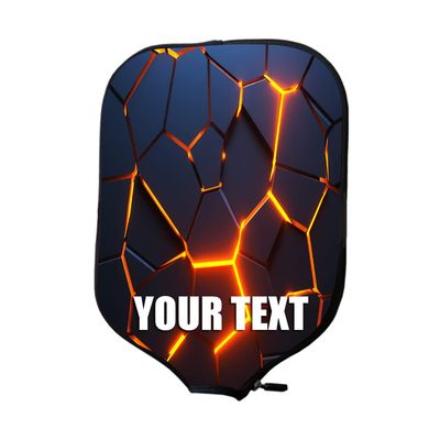 iPrint Custom Rackets Cover Personalized Text Image Photo or Logo, Customized Pickle Ball Paddles Covers Sleeves Fits Most Rackets, 8.26 x 11.61 inch, Abstraction