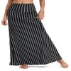 Urban CoCo Women's Stylish Spandex Comfy Fold-Over Flare Long Maxi Skirt (M, 15) view 3