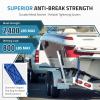 PAULINN Boat Trailer Tie-Downs Straps 1 Inch x 4 FT, 2400 LBS Heavy Duty Adjustable Transom Tie Down Straps Ratchet w/Quick Release Buckle & Anti-Scratch Hooks, for Trailer Marine Jet Ski Pontoon view 2