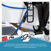 PAULINN Boat Trailer Tie-Downs Straps 1 Inch x 4 FT, 2400 LBS Heavy Duty Adjustable Transom Tie Down Straps Ratchet w/Quick Release Buckle & Anti-Scratch Hooks, for Trailer Marine Jet Ski Pontoon view 4