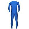 renvena Men's One Piece Skin-Tight Athletic Unitard Full Body Jumpsuit Spandex Dancewear Catsuit Blue X-Large view 2