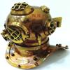 Antique Brass US Navy Mark V Diving Helmet Scuba Commando Antique Mini Divers Diving Helmet Home Decor Gift view 1