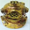 Antique Brass US Navy Mark V Diving Helmet Scuba Commando Antique Mini Divers Diving Helmet Home Decor Gift view 3