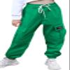 SANGTREE Girl Pants, Multi Pockets Elastic Waist Pull On Cargo Jogger with Drawstring,Green,7-8 Years Toddler = Tag 140 view 1