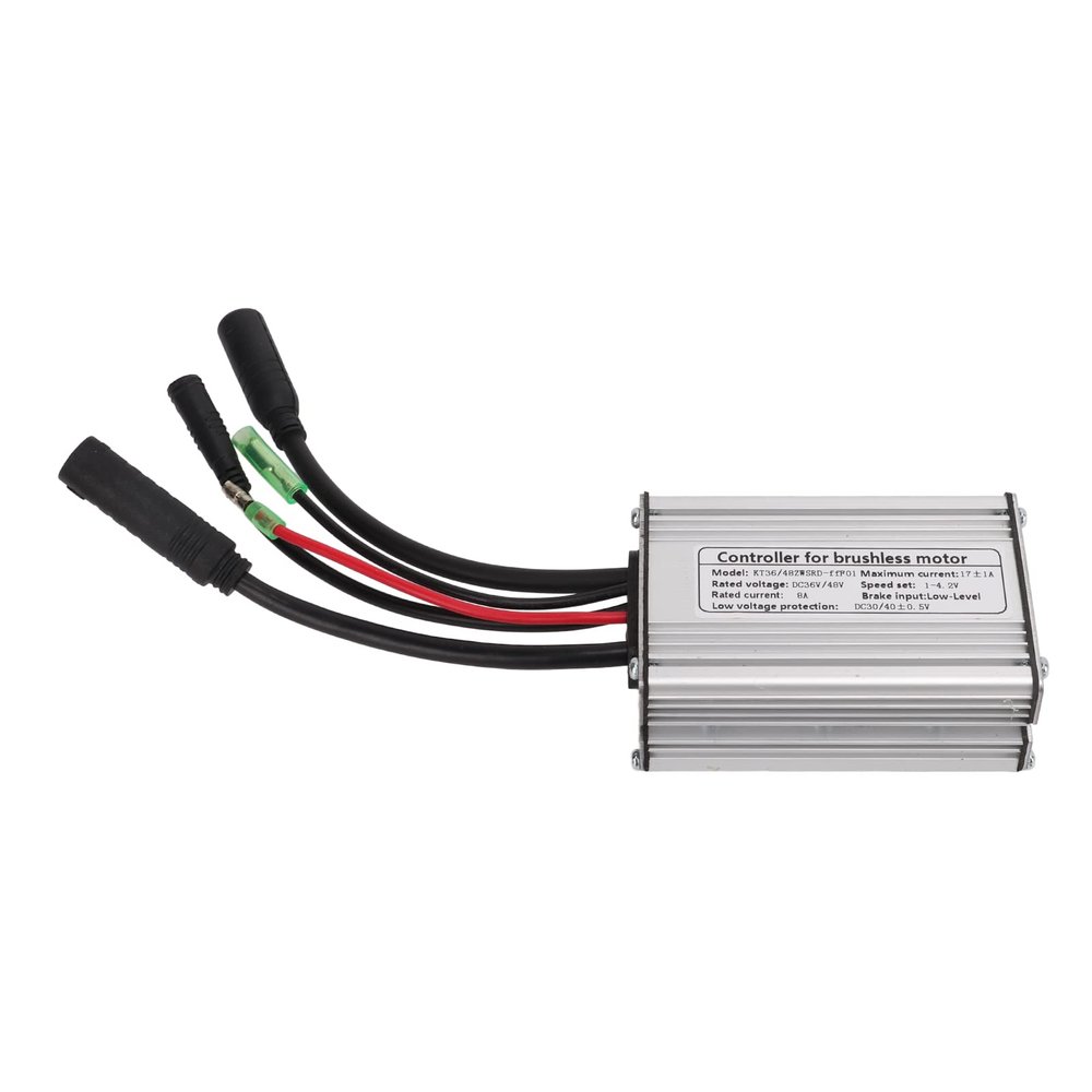 350W Electric Scooter Controller, 36V 48V 350W Electric Brushless Motor Controller with LCD4 Meter Dial Assist Sensor Brake Handle