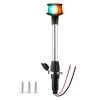 Besramtic Bow Light LED Boat Navigation Lights Red and Green Bi-Color Lighting Pole Removable Plug in Base 12 Inches view 1