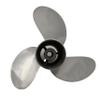 ARKDOZA Boat Propeller 8.5x8.5 Fit for Mercury Tohatsu Outboard 8hp 9.9hp 9.8hp Stainless Steel Prop SS 12 Tooth Prop RH OEM NO: 48-897618A10 8.5x8.5 view 2