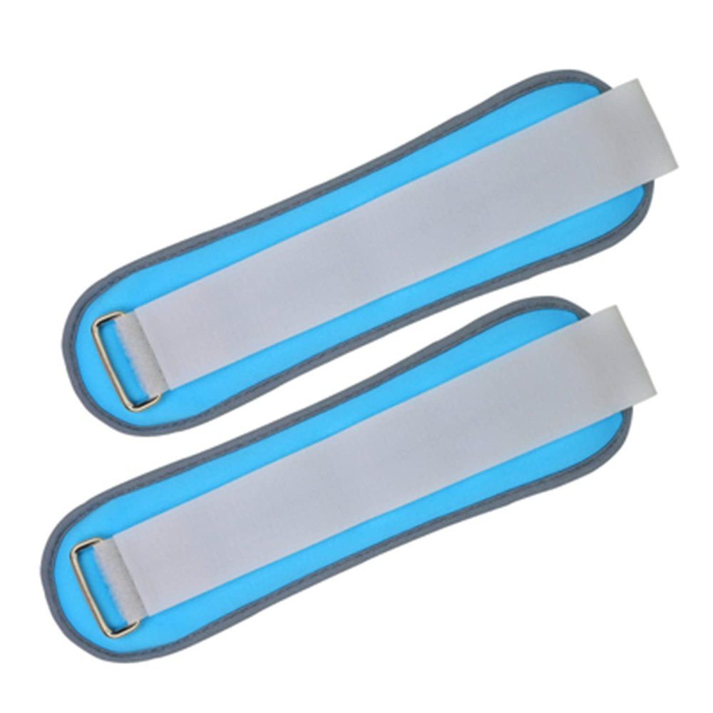 Ankle Wrist Weights, 2X0.3KG Ankle Weights Pair Set for Women, Kids and Men with Adjustable Strap for Arm, Hand and Leg, Perfect for Dancing, Running, Fitness(Color:light blue)