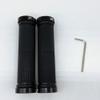 ACEVER Bike Handlebar Grips with Double Locks for Road Bikes, BMX, Mountain, Beach Cruiser, MTB, Scooter and Foldable Bikes, Ergonomic Comfortable Non-Slip Soft Rubber Hand Grips (Black) view 3