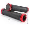 ACEVER Bike Handlebar Grips with Double Locks for Road Bikes, BMX, Mountain, Beach Cruiser, MTB, Scooter and Foldable Bikes, Ergonomic Comfortable Non-Slip Soft Rubber Hand Grips (Black) view 4