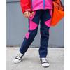 Qudang Children's Waterproof Snow Pants Ski Snowboard Hiking Trousers Softshell Fleece Warm Winter Windproof Insulated Pants Hot Pink view 2