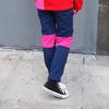 Qudang Children's Waterproof Snow Pants Ski Snowboard Hiking Trousers Softshell Fleece Warm Winter Windproof Insulated Pants Hot Pink view 4