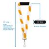 Buckle-Down Seinfeld Lanyard, Seinfeld Spotlight Logo White, Elastic view 3