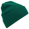 Beechfield B45N Organic Cotton Original Cuffed Beanie, Burgundy, S-XL view 4