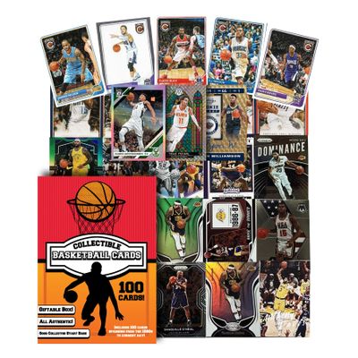 Basketball Trading Cards - All New Condition Cards (Assorted Set of 100)
