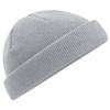 Beechfield B43R Recycled Mini Fisherman Beanie - Sustainable and Stylish Hat, Light Grey, Small view 1