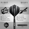 RED DRAGON Razor Edge Extreme 24 Gram Professional Tungsten Darts Set with Flights and Stems view 3